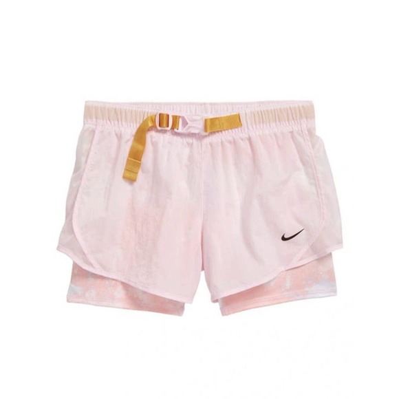 Nike Other - Nike Kids' Dry Tempo Shorts (Big Girl) Size Small PINK FOAM/ BUCK TAN